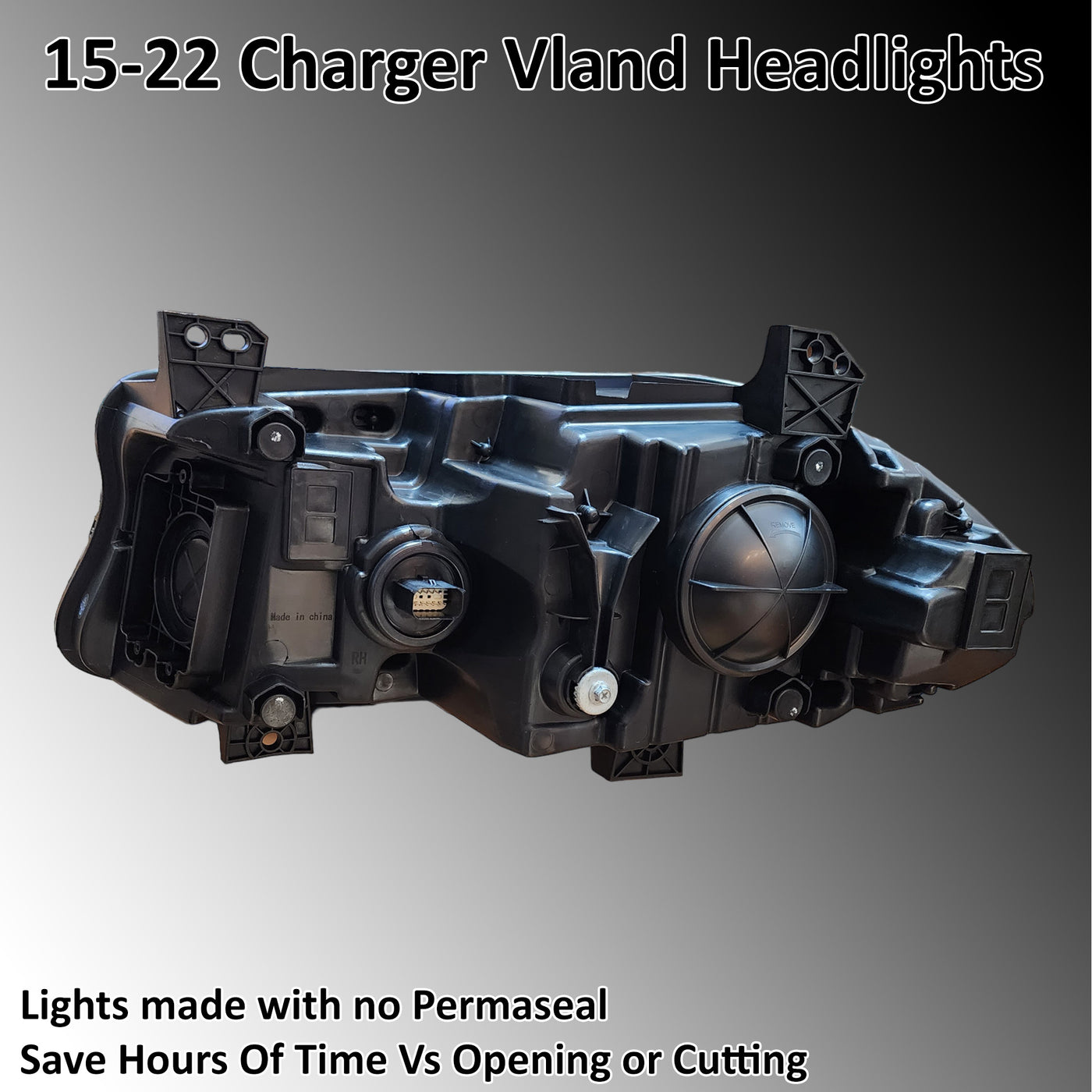 Retrofit-Ready Unsealed Lights for Dodge Charger