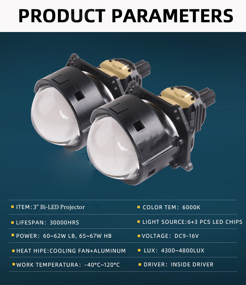 Next Level Neo 3" Bi-LED Projectors