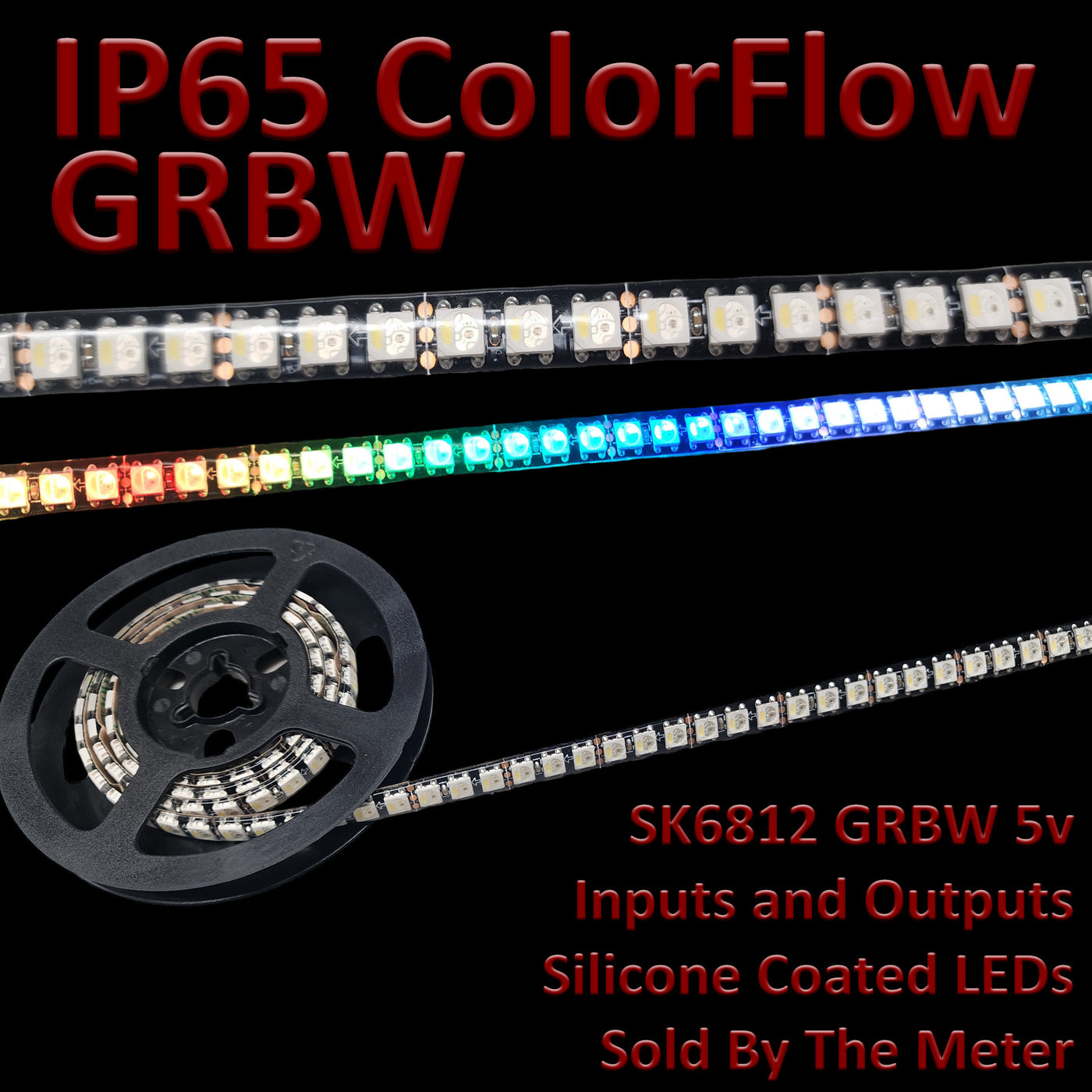 IP65 Water-Resistant SK6812RGBW LED Strip