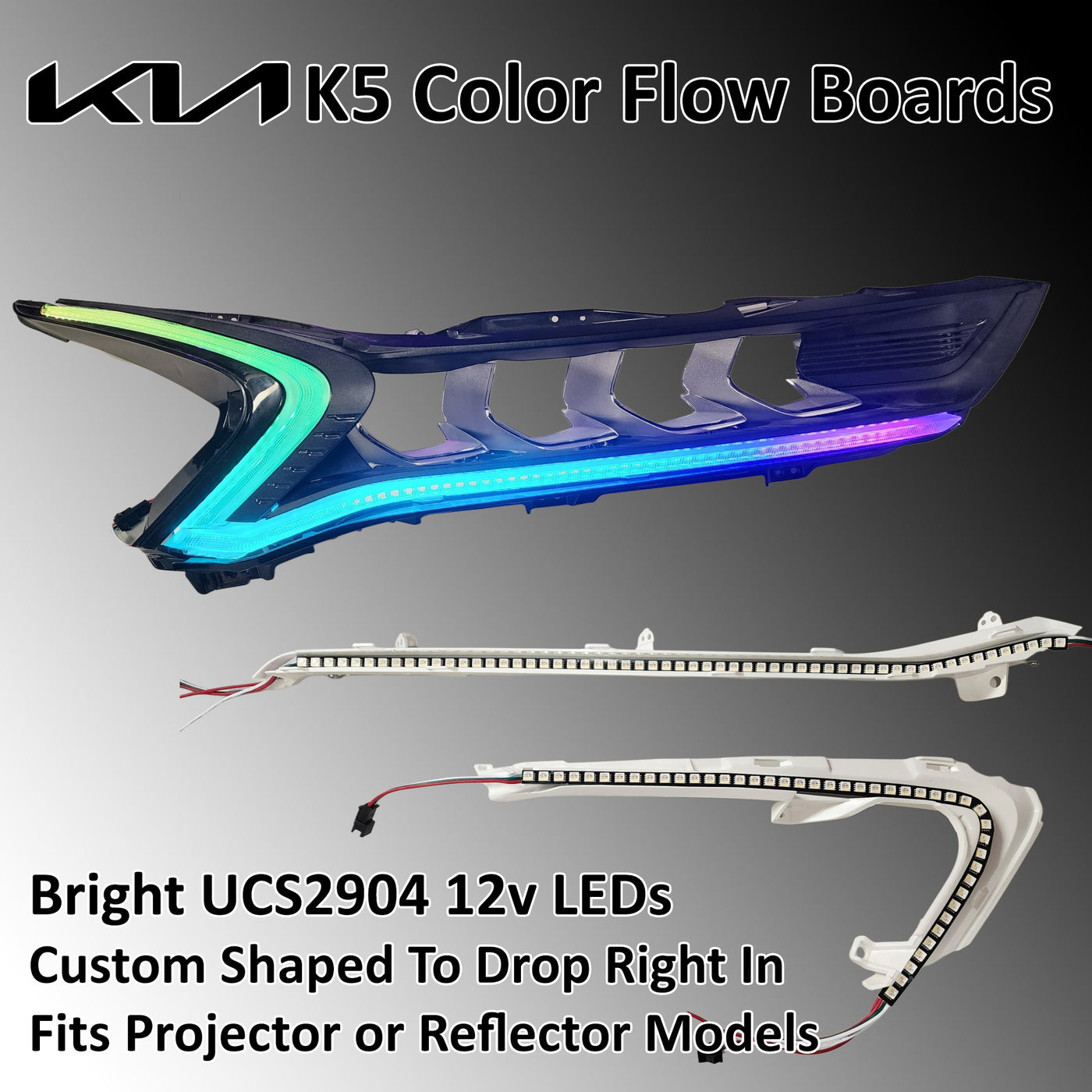 KIA K5 Color Flow Boards - UCS2904