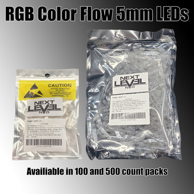 Color flow RGB 5mm leds - WS2812b RGB