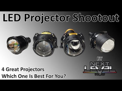 Next Level Neo 2.5" Dedicated High Beam Projectors W/ Demon eyes