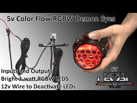 5v Color Flow Demon Eyes - UCS2904 RGBW