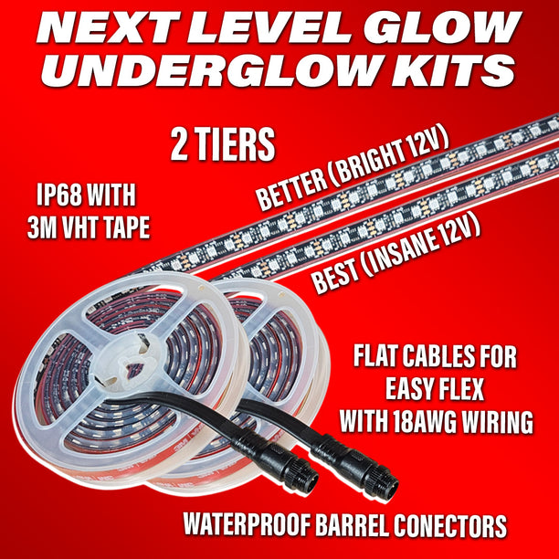 Next Level Glow "Best" Underglow Kit (No Controller)