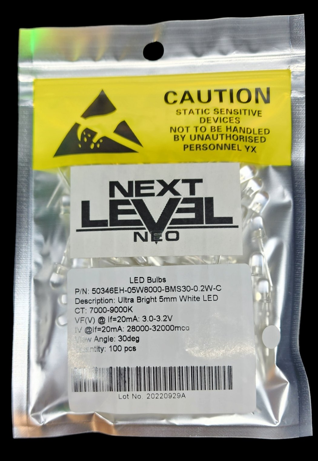 5mm Round Top Ultra bright LEDs - Single Color – Next Level Neo
