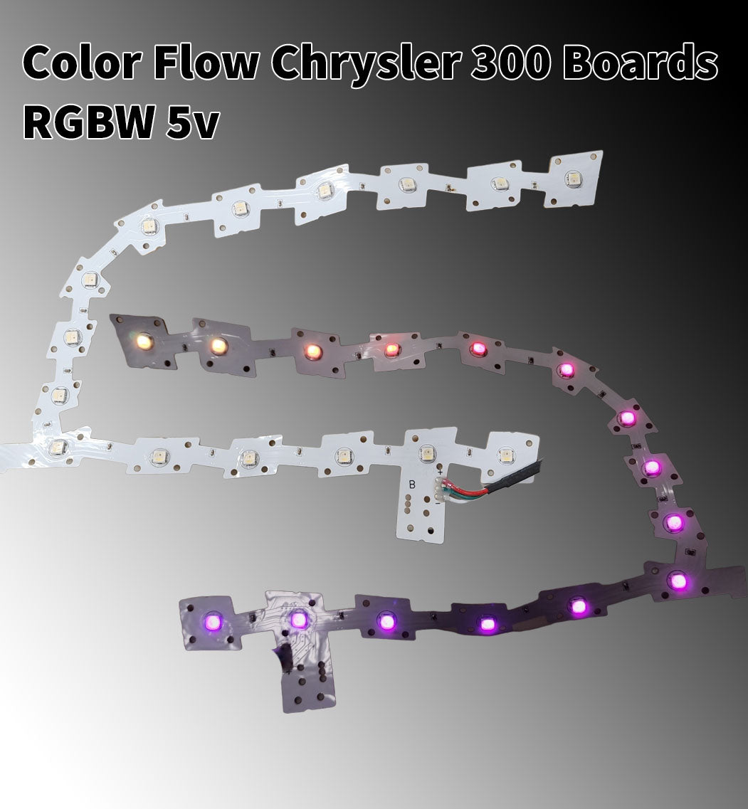 2011-2017 Chrysler 300 Color Flow boards - SK6812 RGBW