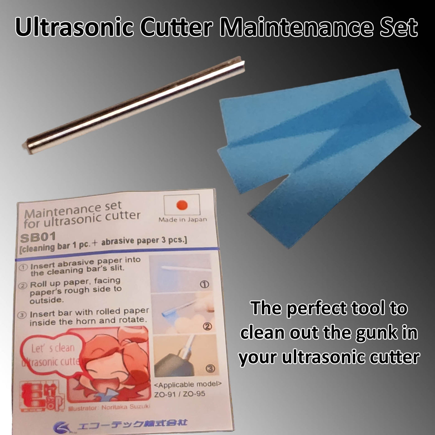 Ultrasonic Cutter Maintenance Set for all ZO series cutters SB01