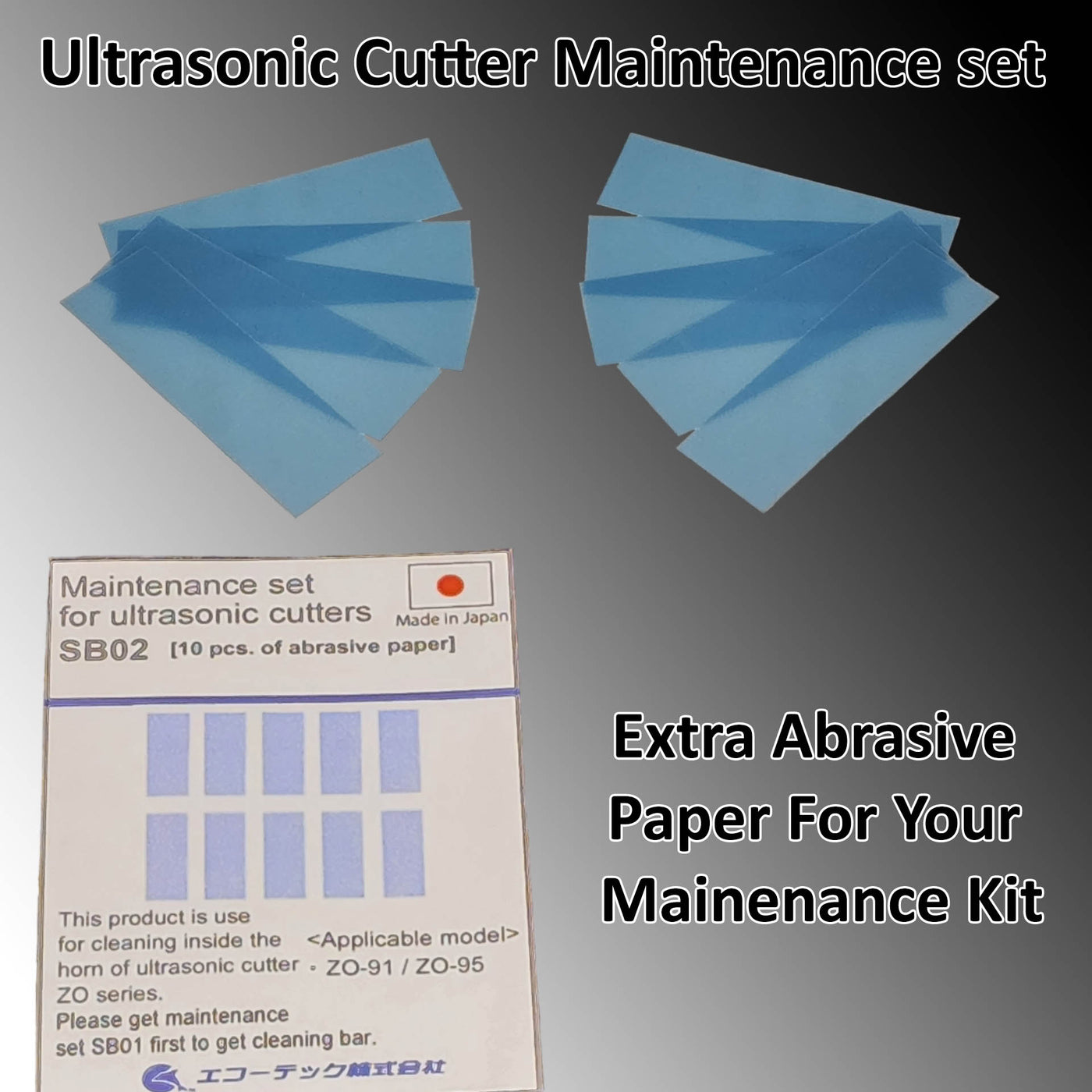 Ultrasonic Cutter Maintenance Kit Refill for all ZO series cutters SB02