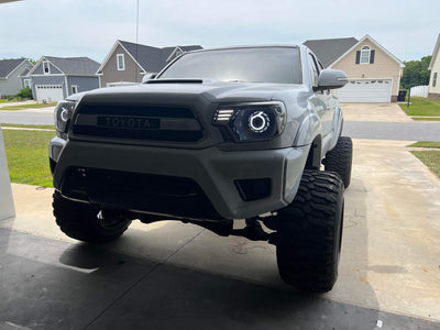 Angry Eye RGB halos - Includes controller with DRL and Turn Signal Inputs - Next Level Neo