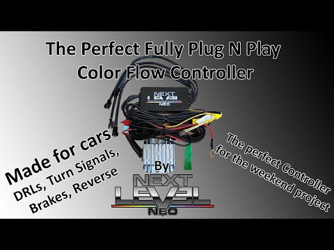 Color Flow 3/4 Halos - 5v SK6812 RGBW