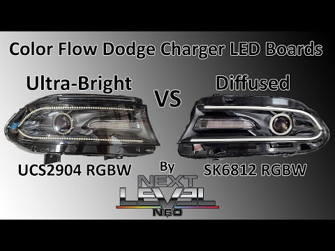 2015-2023 Dodge Charger Color Flow boards - 12v UCS2904 RGBW