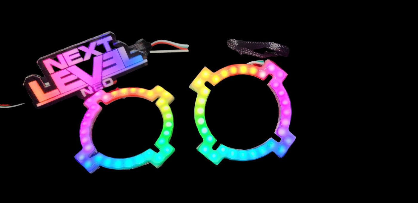 Color Flow Cross Halos - SK6812 RGBW - Next Level Neo