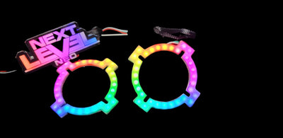 Color Flow Cross Halos - SK6812 RGBW - Next Level Neo